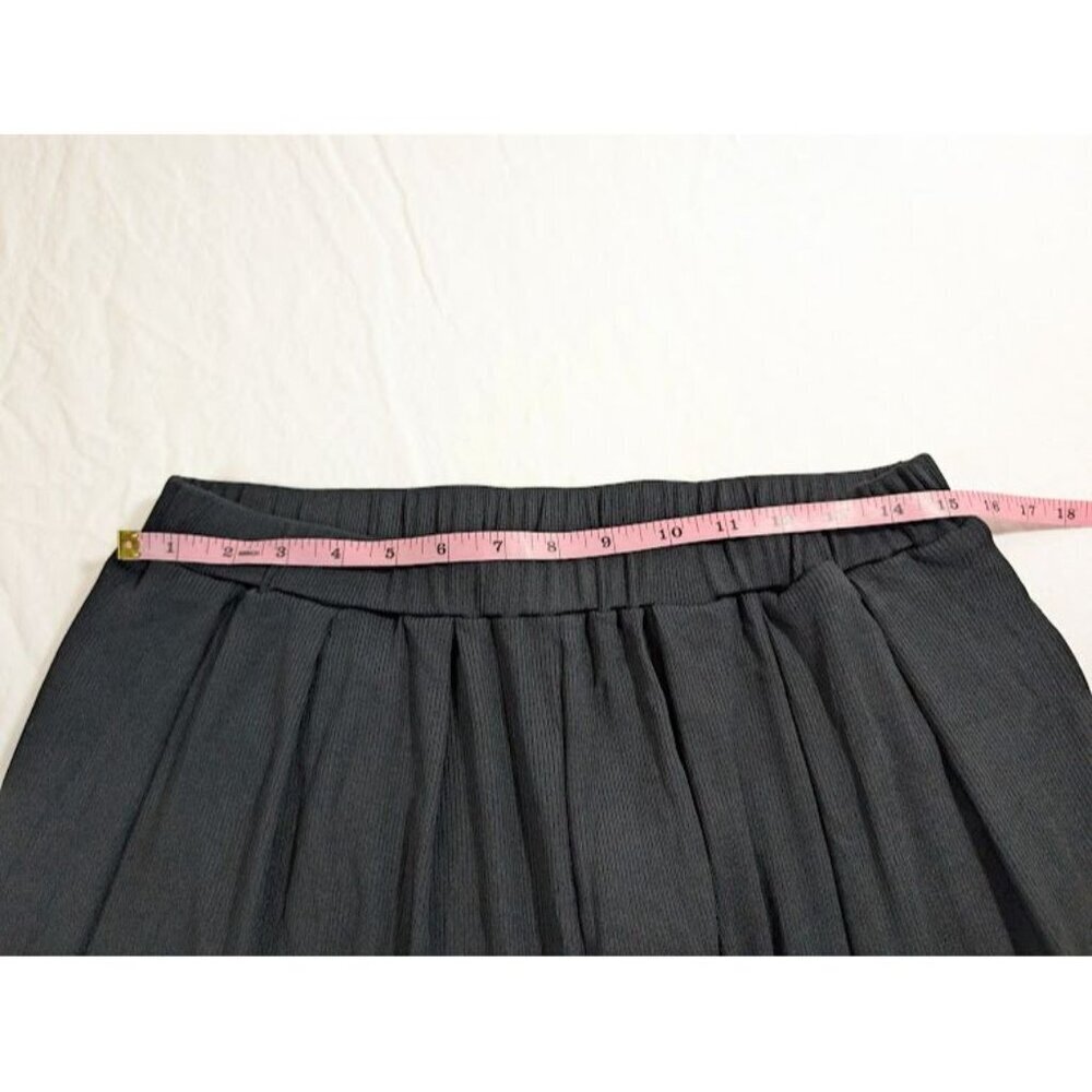 Cider NWT goucho style pants black polyester and spandex size XL O18 - Picture 4 of 6